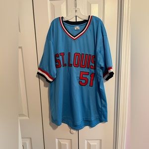 Signed Authentic St. Louis Cardinals Willie McGee Jersey MLB